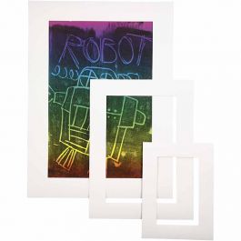 Picture Mount, white, A3,A4,A5, thickness 0,4 mm, 270 g, 75 pc/ 1 pack [HOB-23601]