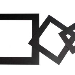 Picture Mount, black, thickness 0,4 mm, 270 g, 75 pc/ 1 pack [HOB-23612]