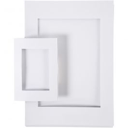 Picture Mount, white, size A4+A6 , 230 g, 2x60 pc/ 1 pack [HOB-23630]