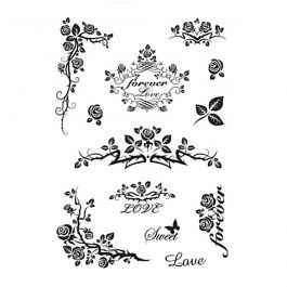 Clear Stamps, forever, 11x15,5 cm, 1 sheet [HOB-240019]
