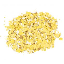 Terrazzo flakes, yellow, 90 g/ 1 tub [HOB-24592]