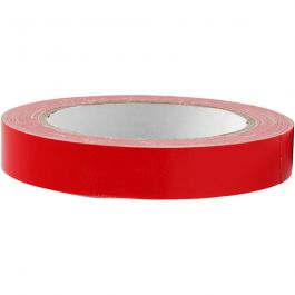 Duct Tape, red, W: 19 mm, 25 m/ 1 roll [HOB-24643]