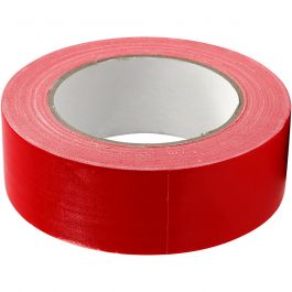 Duct Tape, red, W: 38 mm, 25 m/ 1 roll [HOB-24644]