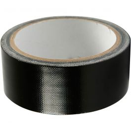 Duct Tape, black, W: 38 mm, 25 m/ 1 roll [HOB-24646]