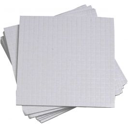 3D Foam Pads, size 5x5 mm, thickness 1 mm, 10x400 pc/ 1 pack [HOB-24697]