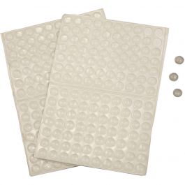 Silicone Dots, H: 1,5 mm, D: 8 mm, 300 pc/ 1 pack [HOB-24802]