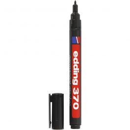 Edding 370 Marker, black, line 1 mm, 1 pc [HOB-25005]
