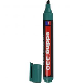 Edding 330 Marker, green, line 1-5 mm, 1 pc [HOB-25028]