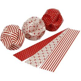 Click Ornaments, D: 5 cm, size 3,5x8,8 cm, 9 set/ 1 pack [HOB-25133]