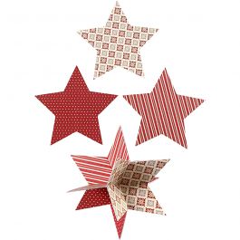 3D Stars, D: 15 cm, 300 g, 3 pc/ 1 pack [HOB-25233]