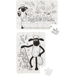 Jigsaw puzzle, size 13x18,3 cm, 2 pc/ 1 pack [HOB-254654]