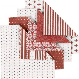 Origami Paper, size 10x10 cm, 80 g, 50 ass sheets/ 1 pack [HOB-25520]