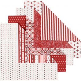 Origami Paper, size 15x15 cm, 80 g, 50 ass sheets/ 1 pack [HOB-25521]