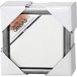 ArtistLine Canvas with frame, white, depth 3 cm, size 19x19 cm, 6 pc/ 1 pack [HOB-25751]