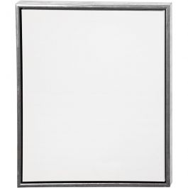 ArtistLine Canvas with frame, white, antique silver, depth 3 cm, size 54x64 cm, 360 g, 1 pc [HOB-25760]