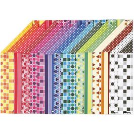 Color Bar Paper, A4, 210x297 mm, 100 g, 16 ass sheets/ 1 pack [HOB-26020]