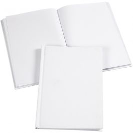 Sketchbook, white, A5, thickness 8 mm, 80 g, 1 pc [HOB-26353]