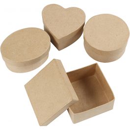 Medium boxes, H: 5 cm, D: 10-12 cm, 4 pc/ 1 pack [HOB-264800]