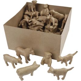 Small Animals, H: 8-12 cm, 60 pc/ 1 pack [HOB-26689]