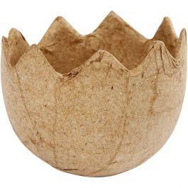 Eggshell, H: 4 cm, D: 5 cm, 8 pc/ 1 pack [HOB-26736]