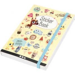 Sticker Book, size 11,5x17 cm, thickness 1,5 cm, 1pc, 80 pages [HOB27070]