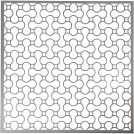 Stencil, size 30.5x30.5 cm, thickness 0.31 mm, , tongues, 1sheet [HOB-27082]
