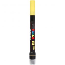 Posca Marker, yellow, no. PCF350, line 1-10 mm, brush, 1 pc [HOB-271044]