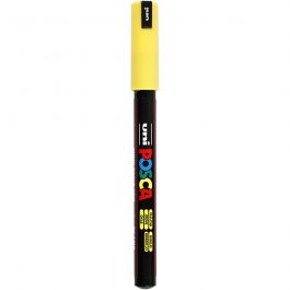Posca Marker, yellow, no. PC-1MR, line 0,7 mm, extra-fine, 1 pc [HOB-272044]