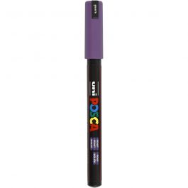 Posca Marker, violet, no. PC-1MR, line 0,7 mm, extra-fine, 1 pc [HOB-272055]