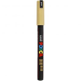Posca Marker, gold, no. PC-1MR, line 0,7 mm, extra-fine, 1 pc [HOB-272810]