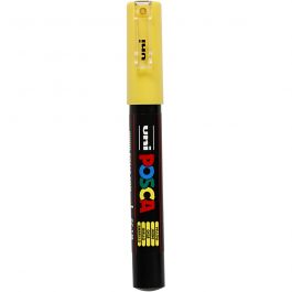 Posca Marker, yellow, no. PC-1M, line 0,7 mm, extra-fine, 1 pc [HOB-273044]