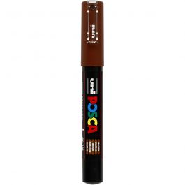 Posca Marker, brown, no. PC-1M, line 0,7 mm, extra-fine, 1 pc [HOB-273045]