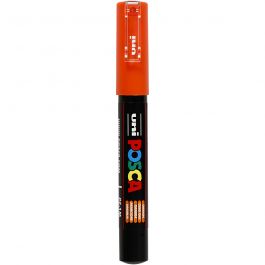 Posca Marker, orange, no. PC-1M, line 0,7 mm, extra-fine, 1 pc [HOB-273054]