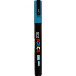 Uni Posca Marker, line width: 0,9-1,3 mm,  PC-3M , emerald green, fine, 1pc [HOB-274016]
