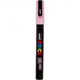 Posca Marker, light pink, no. PC-3M, line 0,9-1,3 mm, fine, 1 pc [HOB-274029]