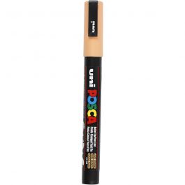 Posca Marker, pale orange, no. PC-3M, line 0,9-1,3 mm, fine, 1 pc [HOB-274030]