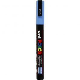 Posca Marker, sky blue, no. PC-3M, line 0,9-1,3 mm, fine, 1 pc [HOB-274031]