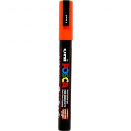 Uni Posca Marker, line width: 0,9-1,3 mm,  PC-3M , orange, fine, 1pc [HOB-274054]