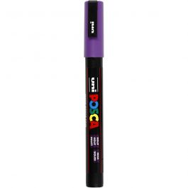Posca Marker, violet, no. PC-3M, line 0,9-1,3 mm, fine, 1 pc [HOB-274055]