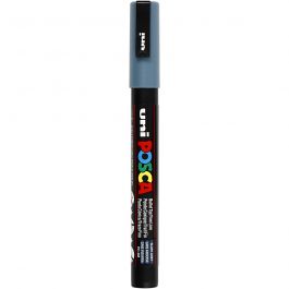 Uni Posca Marker, line width: 0,9-1,3 mm,  PC-3M , slate grey, fine, 1pc [HOB-274096]