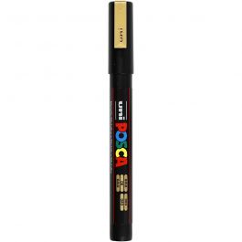 Posca Marker, gold, no. PC-3M, line 0,9-1,3 mm, fine, 1 pc [HOB-274810]