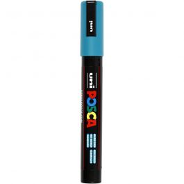 Posca Marker, emerald green, no. PC-5M, line 2,5 mm, medium, 1 pc [HOB-276016]