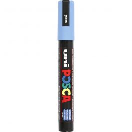 Posca Marker, sky blue, no. PC-5M, line 2,5 mm, medium, 1 pc [HOB-276031]