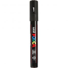 Posca Marker, black, no. PC-5M, line 2,5 mm, medium, 1 pc [HOB-276046]