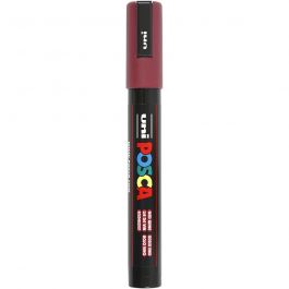 Posca Marker, red wine, no. PC-5M, line 2,5 mm, medium, 1 pc [HOB-276050]
