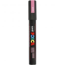 Posca Marker, metallic pink, no. PC-5M, line 2,5 mm, medium, 1 pc [HOB-276850]