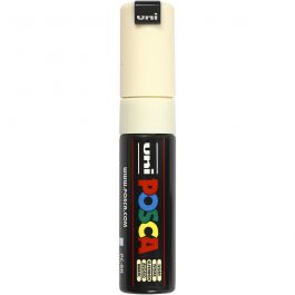 Posca Marker, ivory, no. PC-8K, line 8 mm, broad, 1 pc [HOB-278019]