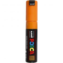 Uni Posca Marker, line width: 8 mm,  PC-8K , bright yellow, broad, 1pc [HOB-278024]