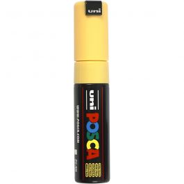 Posca Marker, straw yellow, no. PC-8K, line 8 mm, broad, 1 pc [HOB-278038]