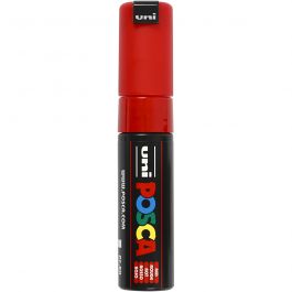 Posca Marker, red, no. PC-8K, line 8 mm, broad, 1 pc [HOB-278040]